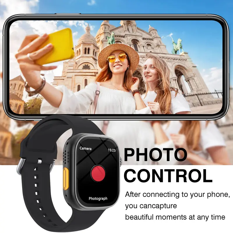 2025 New Smart Watch, Outdoor Sports and Fitness Tracker, Bluetooth Calling, Message Notifications, Suitable for Men and Women - Image 3