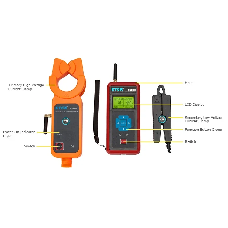 ETCR9500B-Wireless High Voltage Current Transformation Ratio Tester