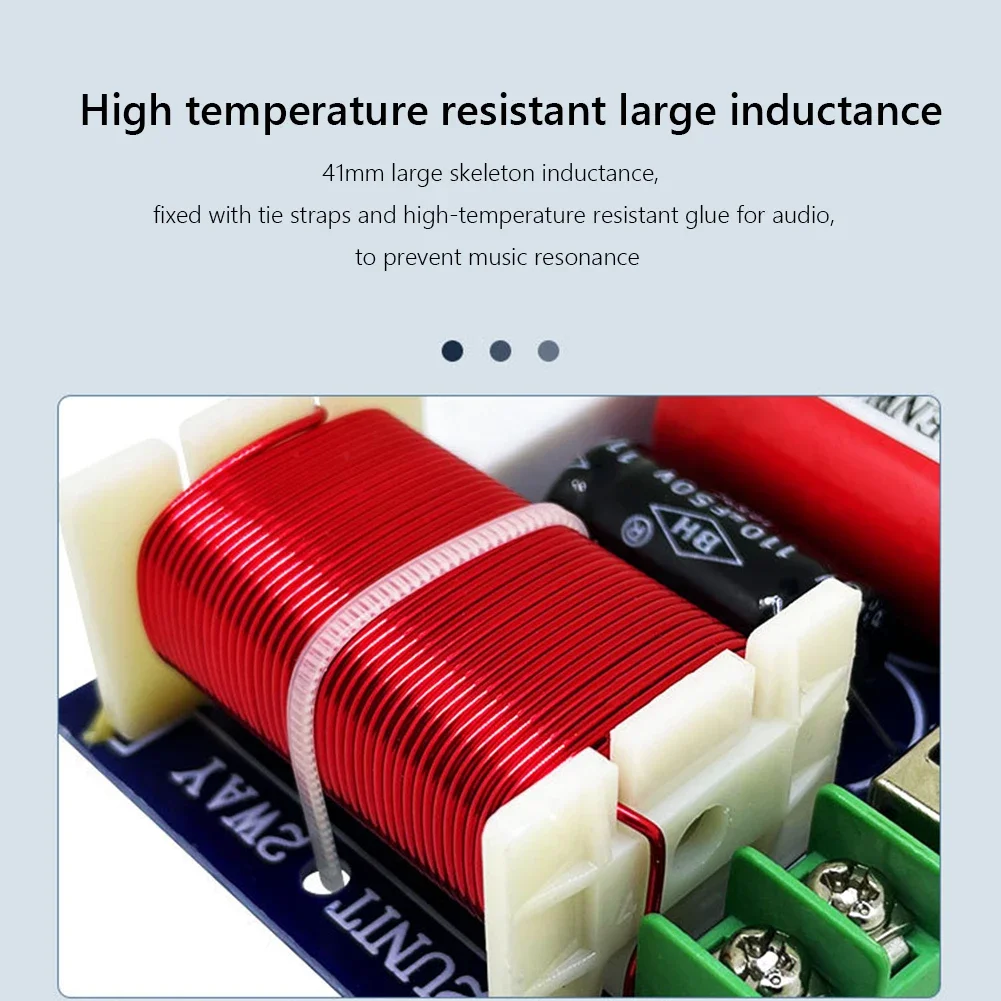 Adjustable 250W Frequency Divider for DIY Home Theater Speaker Systems