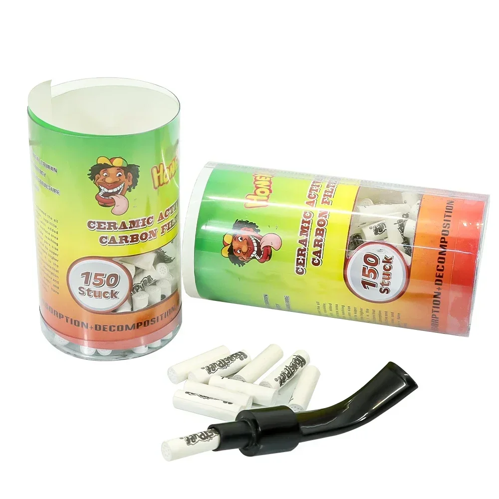 Cigarette Activated Carbon Filters Universal Dry Burning Tobacco Grass Smoking Pipe Accessories 150Pcs 6MM 7MM tobacco smoking accessories,smoking pipe filters,smoking accessories