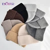 ENJOYFUR Women Winter Angora Hat Thick Warm Three Fold Long Rabbit Hair Wool Knit Hat Womens Fashion High quality Winter hats 6