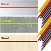 2.8mm Solid Carpenter Pencil, Deep Hole Marking Pencil Mechanical Built in Pencil Sharpener Scriber Refill Drawing Construction 3