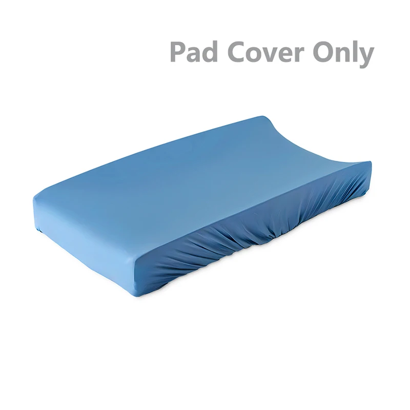 Baby Diaper Changing Pad Cover Soft Reusable Changing Table Mat Sheet Breathable Solid Color Baby Nursery