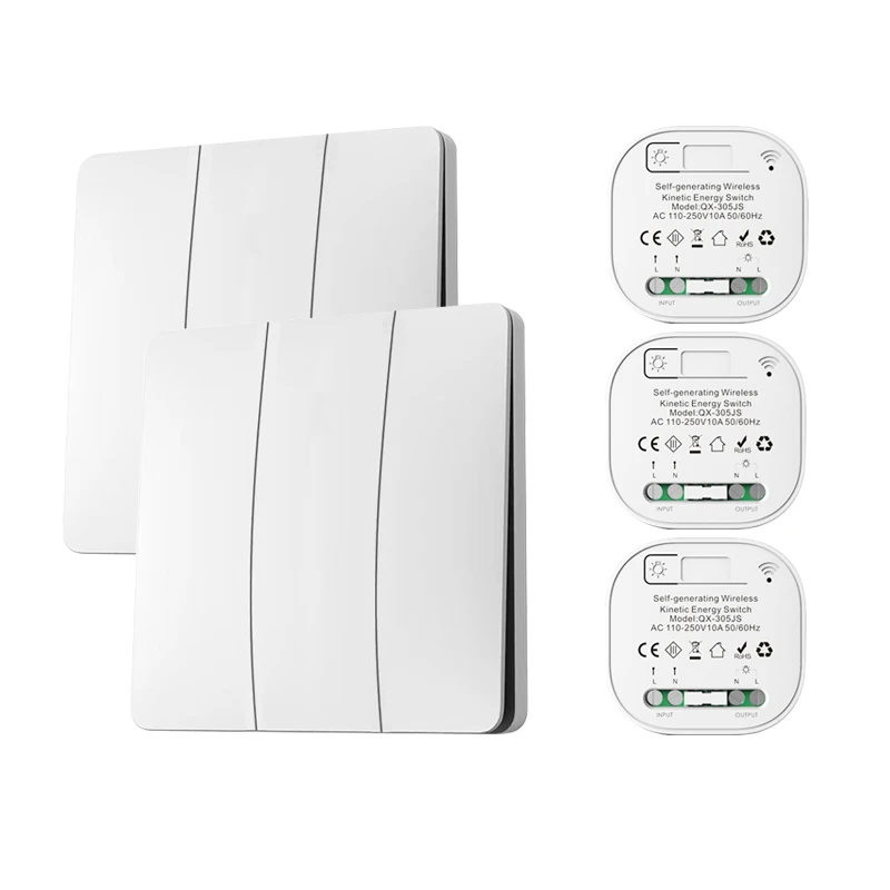 مفتاح إضاءة لاسلكي ذاتي التشغيل