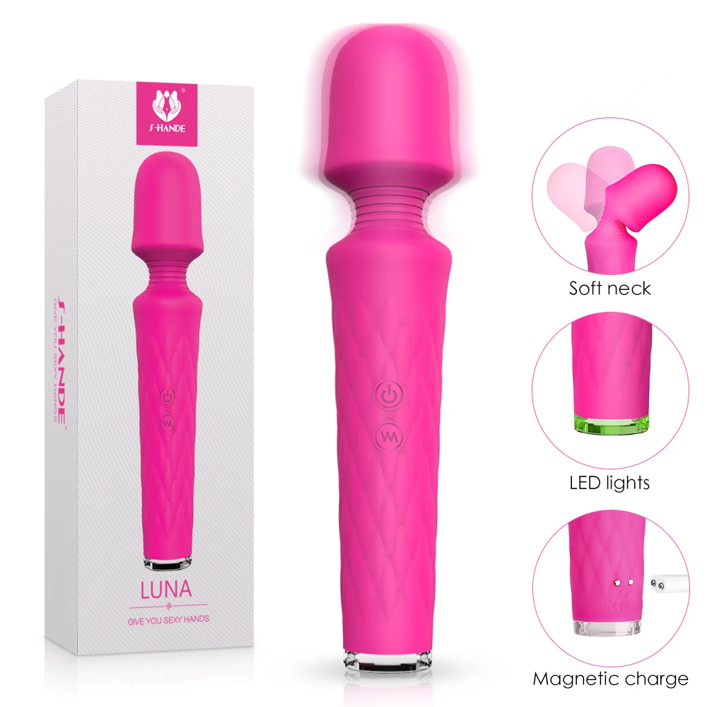

Massage vibration neck hand stick massager
