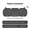 Car Seat Booster Cushion Leather Backrest Seat Cover Accessories For JAC S2 J3 Board JS2 S3 JS3 J2 S5 T8 Refine J5 J6 J7 J4 6