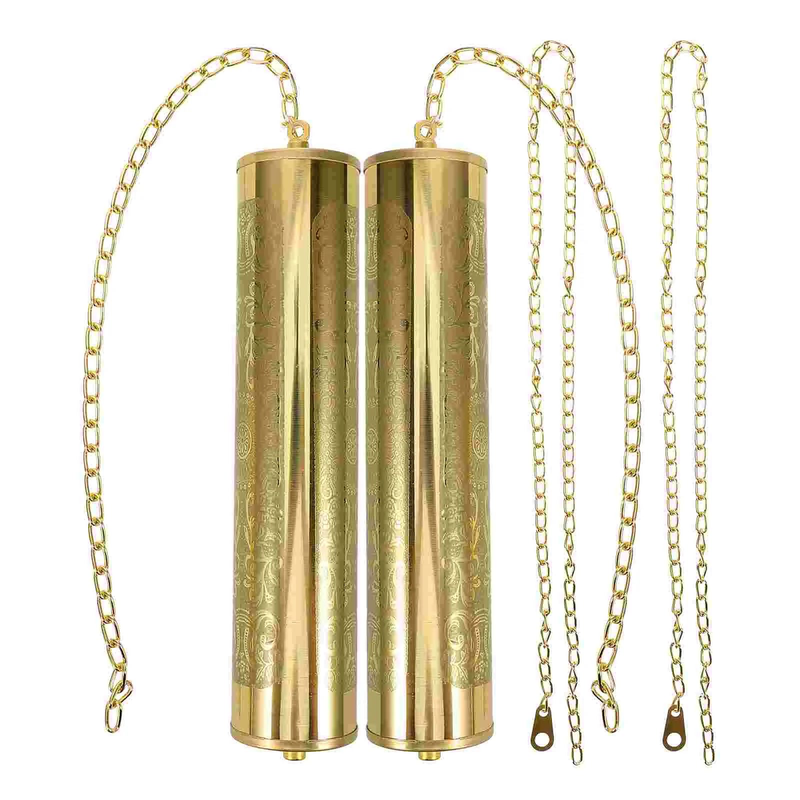 1 set Grandfather Clock Decorative Hammer Iron Floor Clock Weight Replacement Home Decor Pendulum Chain Part Wall Clock Supply