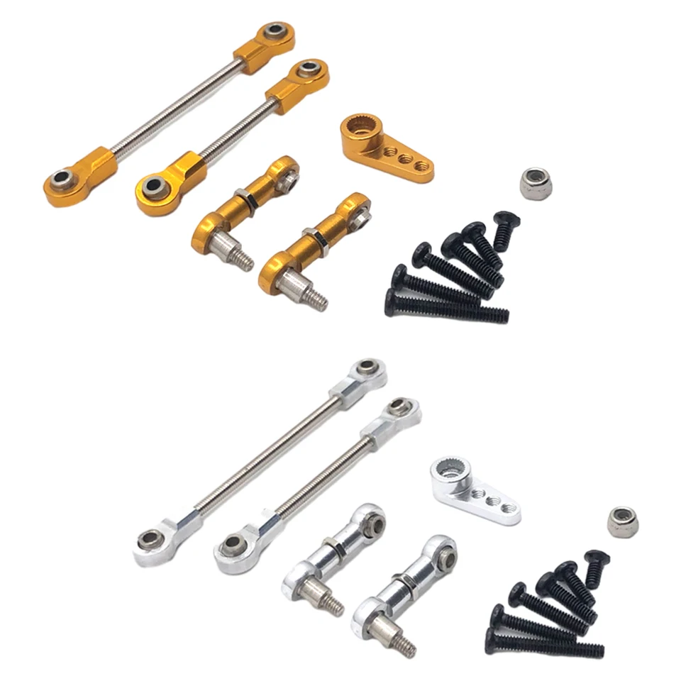 Set di Bracci di Sospensione Anteriori e Posteriori in Metallo, for ZD Racing DBX-10 DBX10 1/10 RC Auto Aggiornamenti Ricambi Accessori (Color : Blue