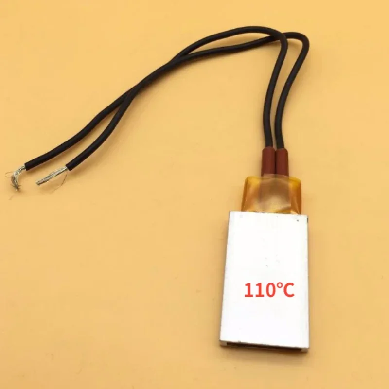 12V 70 degrees to 200 degrees thermostat PTC aluminum shell ceramic heater heating plate heat preservation and antifreeze heating element