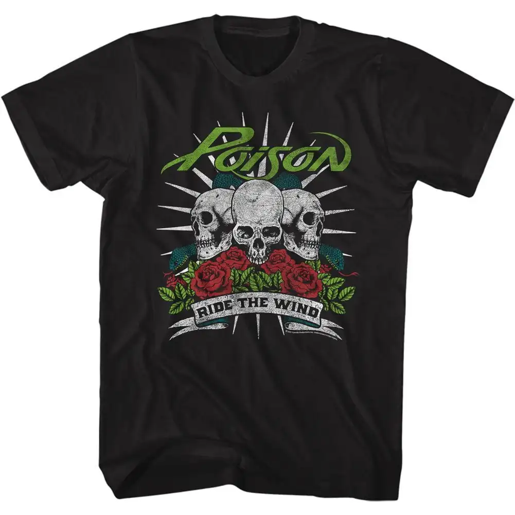 

Poison Ride The Wind Black Adult T-Shirt