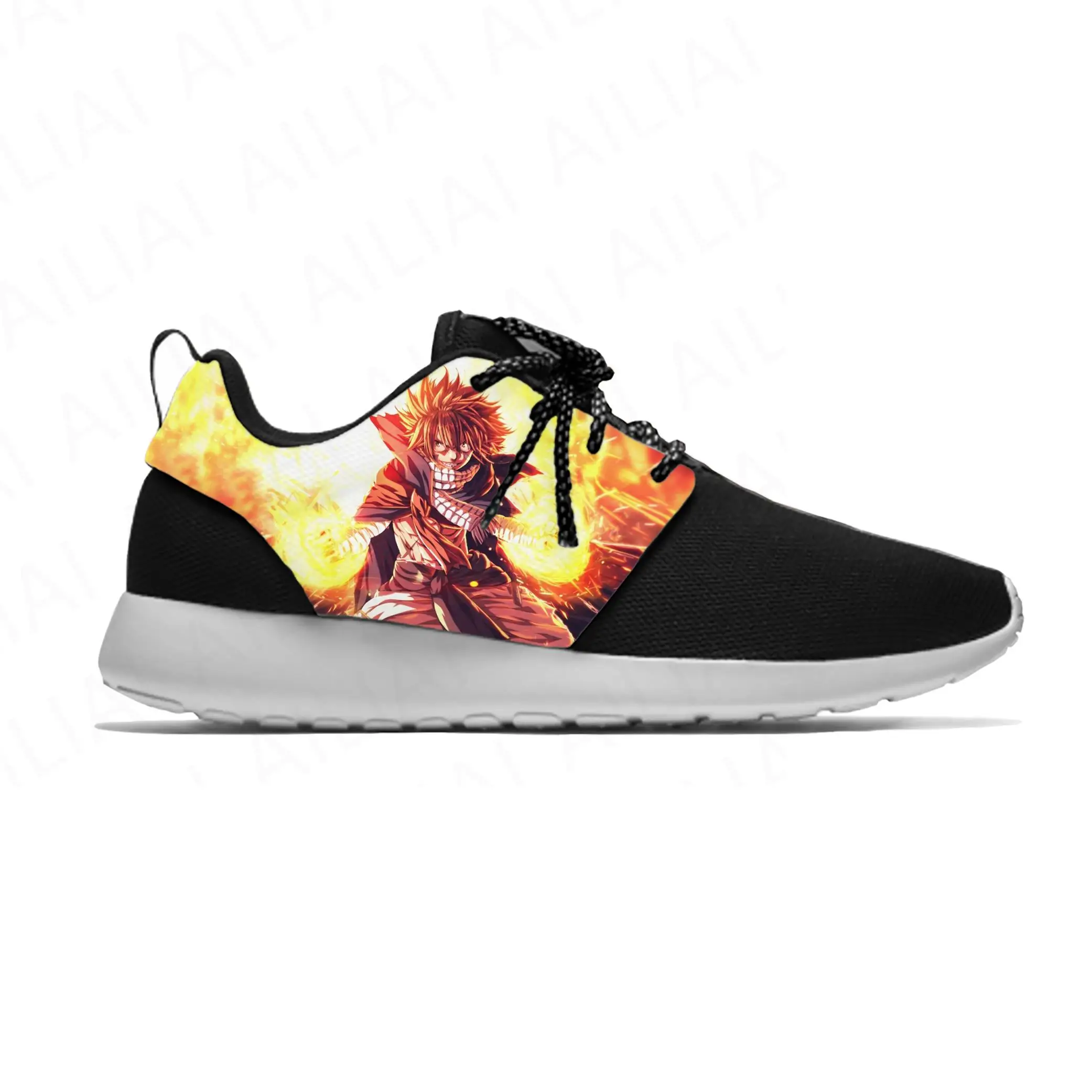 Anime Giapponesi Manga Cartoon Comic Fairy Tail End Sport Scarpe Da Corsa Casual Traspirante Leggero Stampa 3D Uomo Donna Sneakers