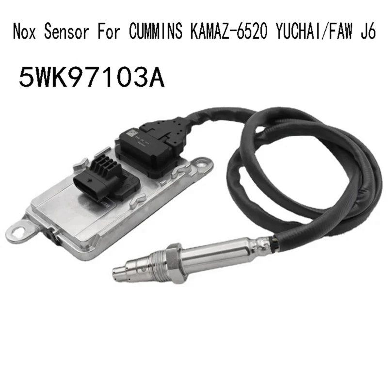 

5WK97103A 24V Nitrogen Oxide Nox Sensor Replacement For CUMMINS KAMAZ-6520 YUCHAI/FAW J6