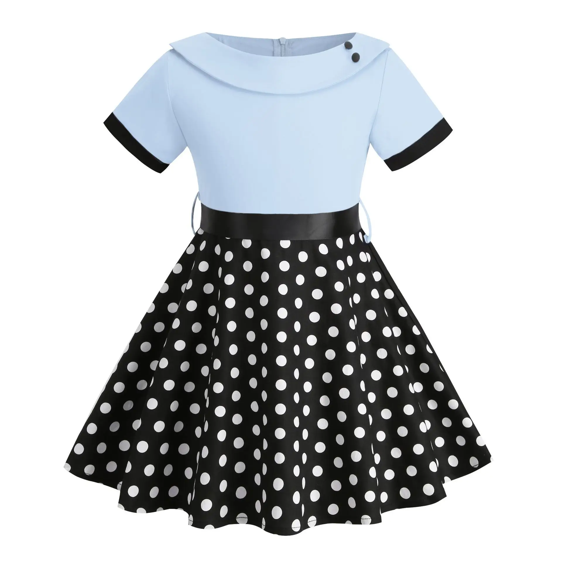 Girls Ladies Polka Dot Skirt Or Waistcoat 50's Rock N Roll Grease - Foto 10