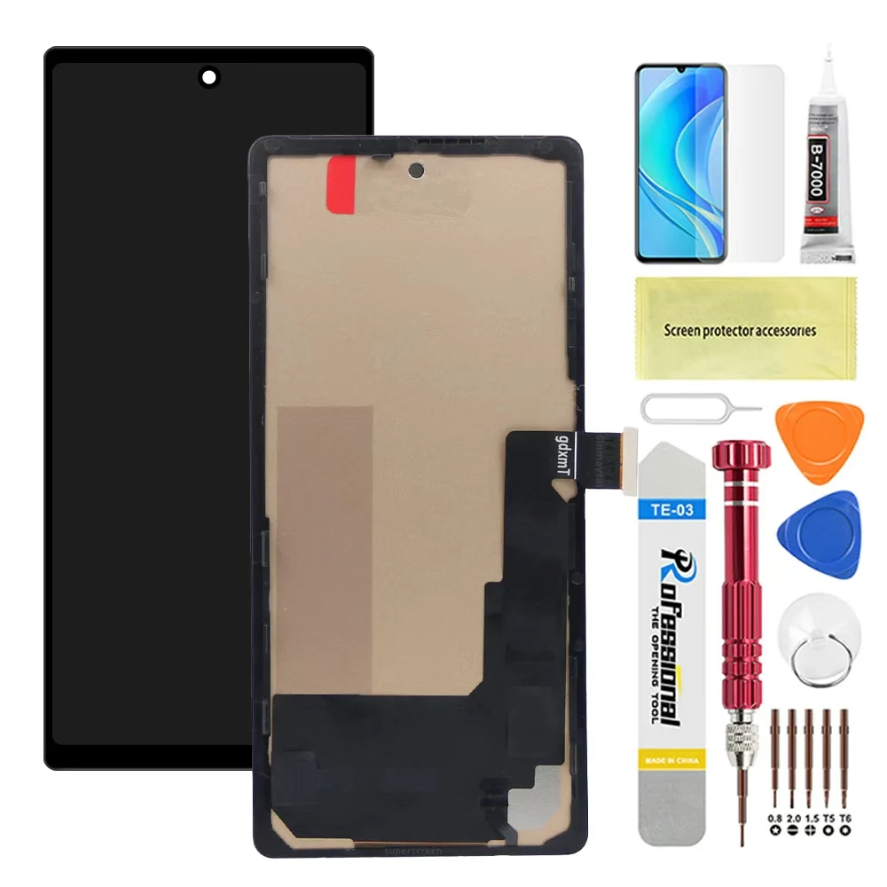 AMOLED Pixel 6A Pantalla Google Pixel 6A LCD ディスプレイ タッチ