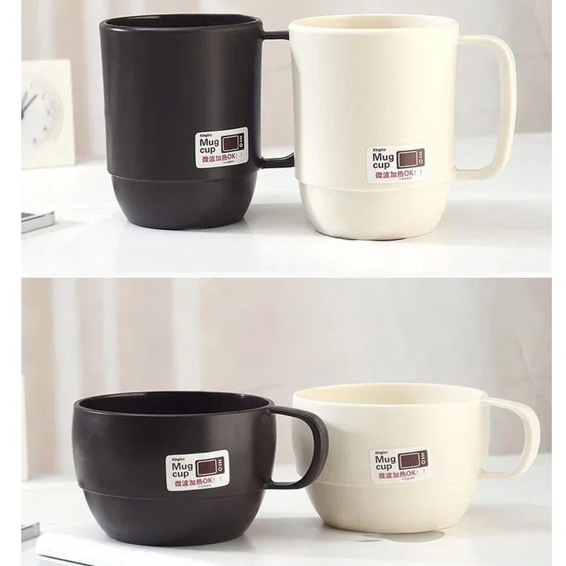 coffee cups plastic coffee cups microwave handle 330ml drinking