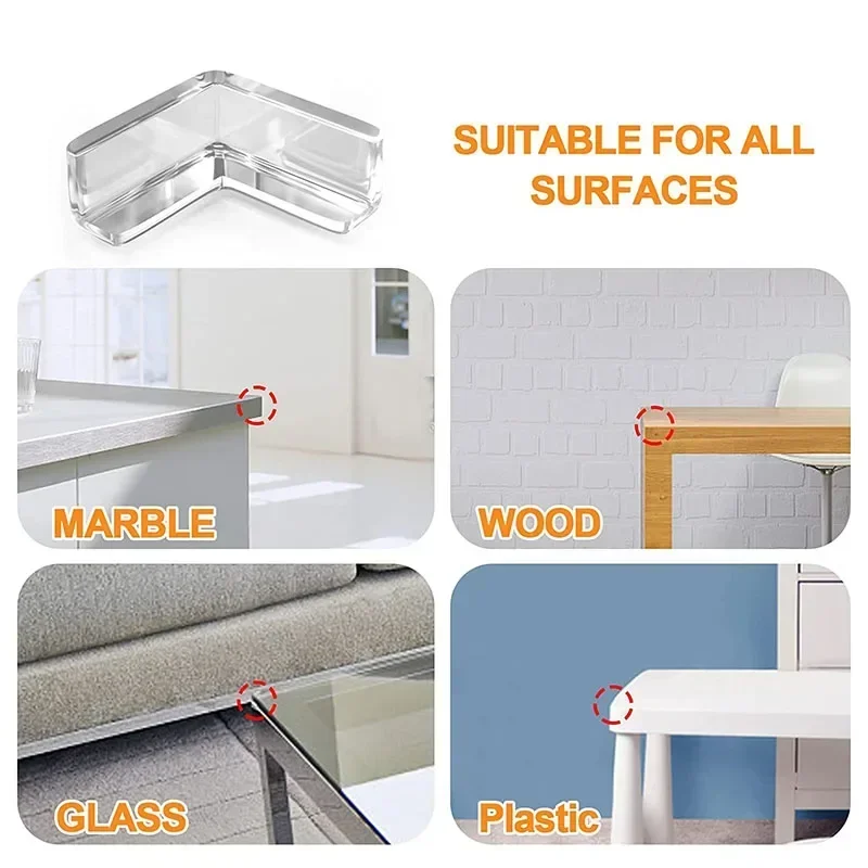 Table Corner Protector 4/10pcs Children Anti Collision Corner Edge Protection Guards Baby Safety Silicone