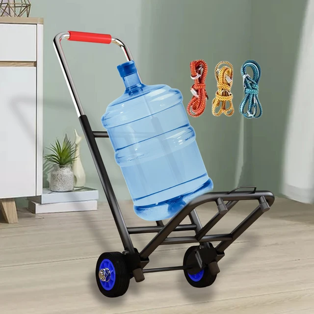 Összecsukható Kézi Teherautó Dolly Állítható Fogantyú Kocsi Sima Gördülő Erős Otthoni Mozgó És Utazási Poggyász Kézműves - Image 3