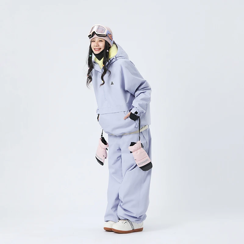 Ski suit jacket pants suit ski equipment snowboard waterproof warm wear-resistant