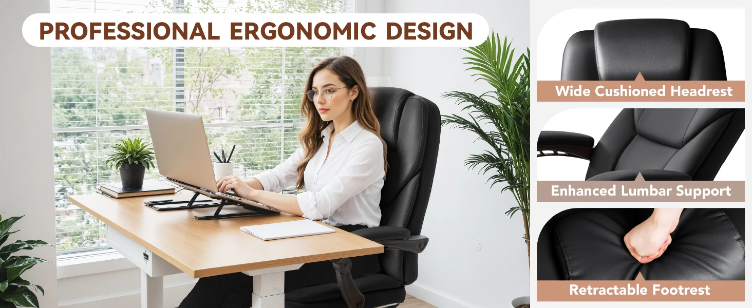 Executive Leather Office Chair