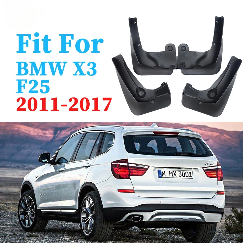 

For BMW X3 F25 2011-2017 Car Fender Genuine Splash Guards Mudguards Mud-Flaps Car Trim Fenders Auto Accessories