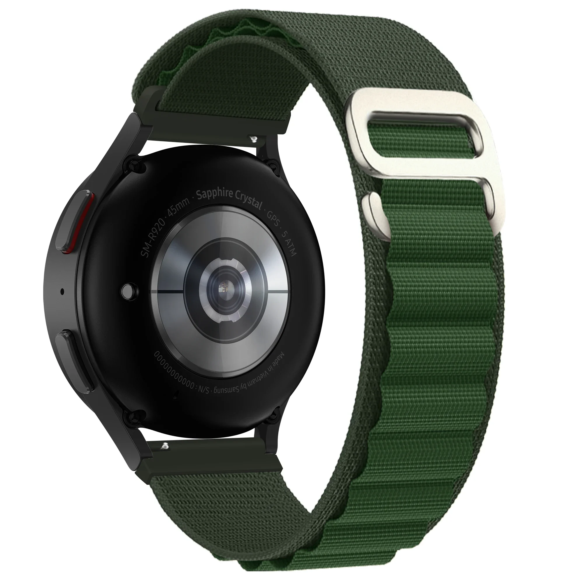 Nylon Loop Strap, Soft Sports Band Bracelet, 20mm/22mm Watchband Accessory