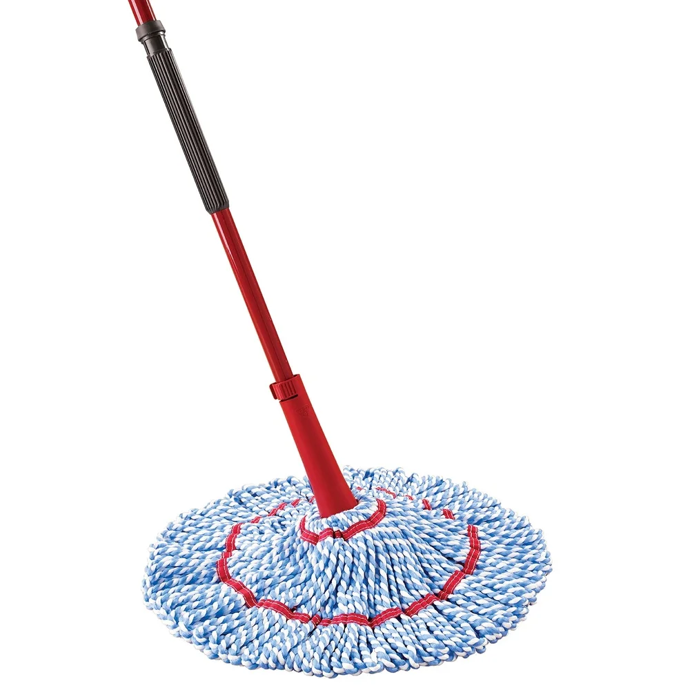 MicroTwist MAX Mop Microfiber 99 Percent Bacteria Removal Washable Reusable Twist Handle 18 Inch Head Fast Floor Cleaning