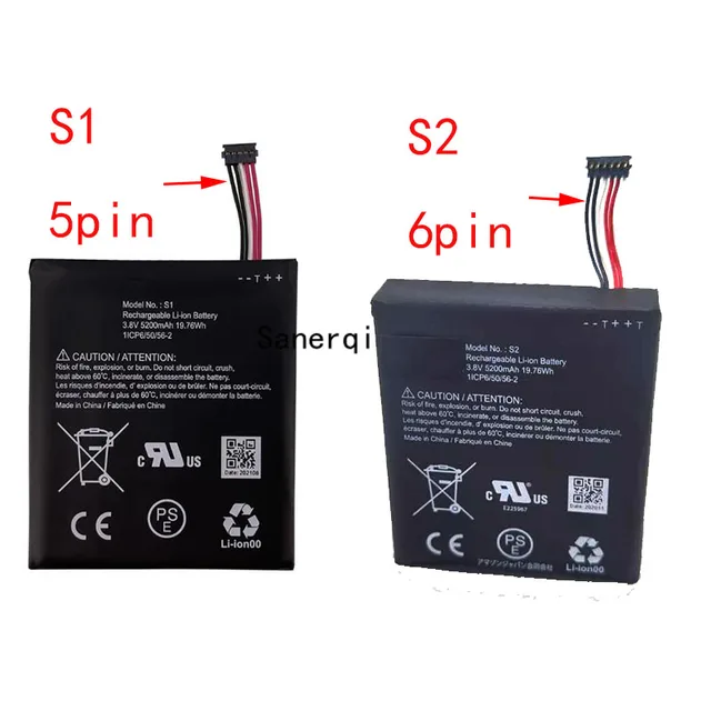 Battery Replacement Ring Video Doorbell Rechargeable Battery