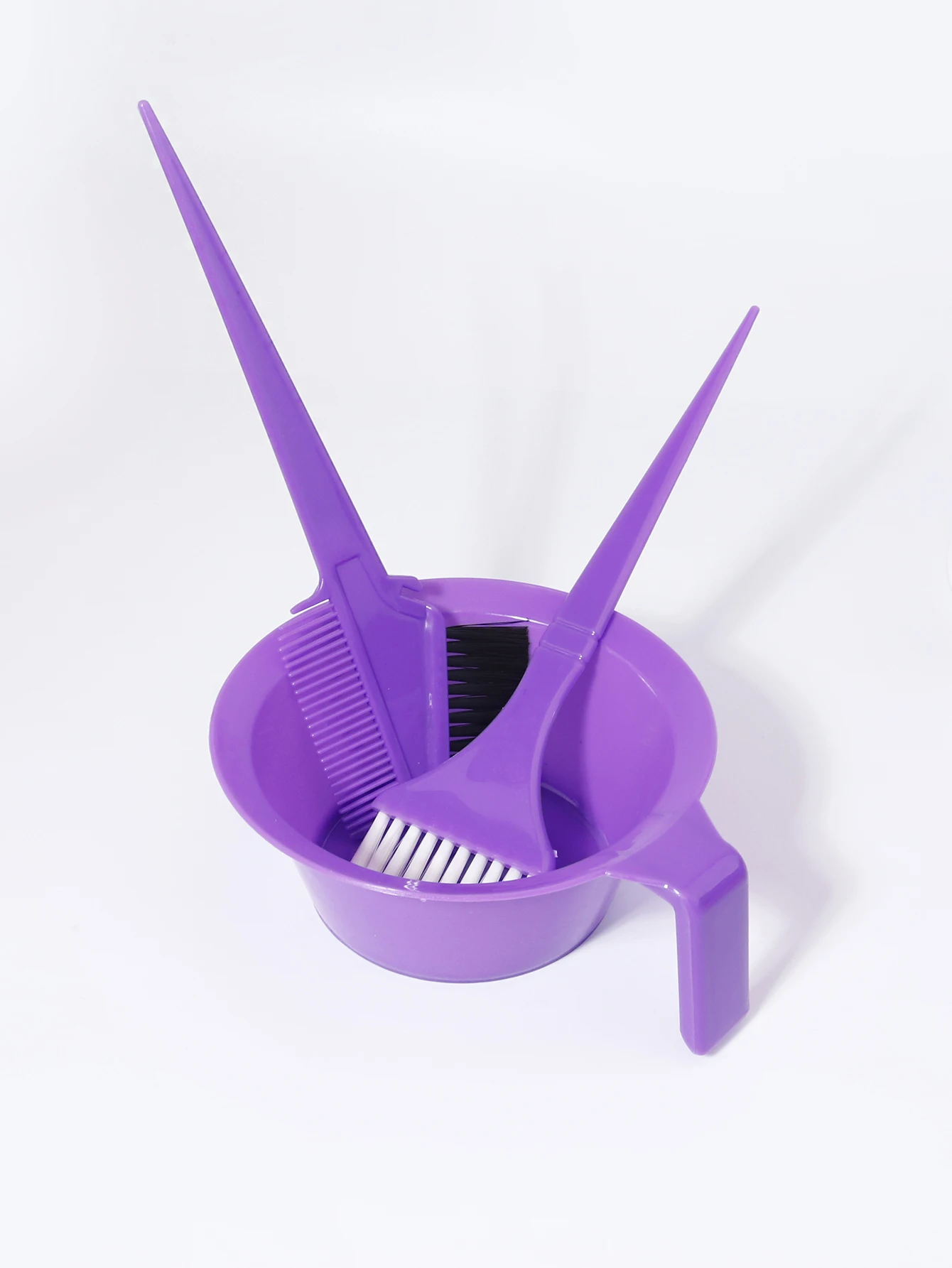 3pcs hair dye set professional hair dye brush bowl suitable for salons special for real wigs hair dye set