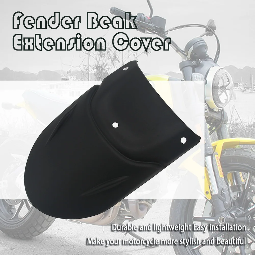 Motorrad Zubehör Kotflügel Vorne Motorrad Kotflügel Verlängerung Motor Verteidigung Schlamm Schutz Für Ducati Scrambler 800 Zubehör – Detail 12