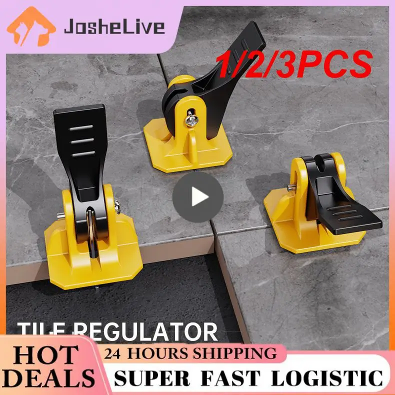 

1/2/3PCS Floor Tile Leveling System Clips Leveler Adjuster Kit Set For The Tile Laying Fixing Flat Ceramic Wall Construction