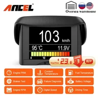 ANCEL A202 On-board Computer Car Digital Computer Display Speed Fuel Consumption Temperature Gauge OBD2 Automobile Scanner 1