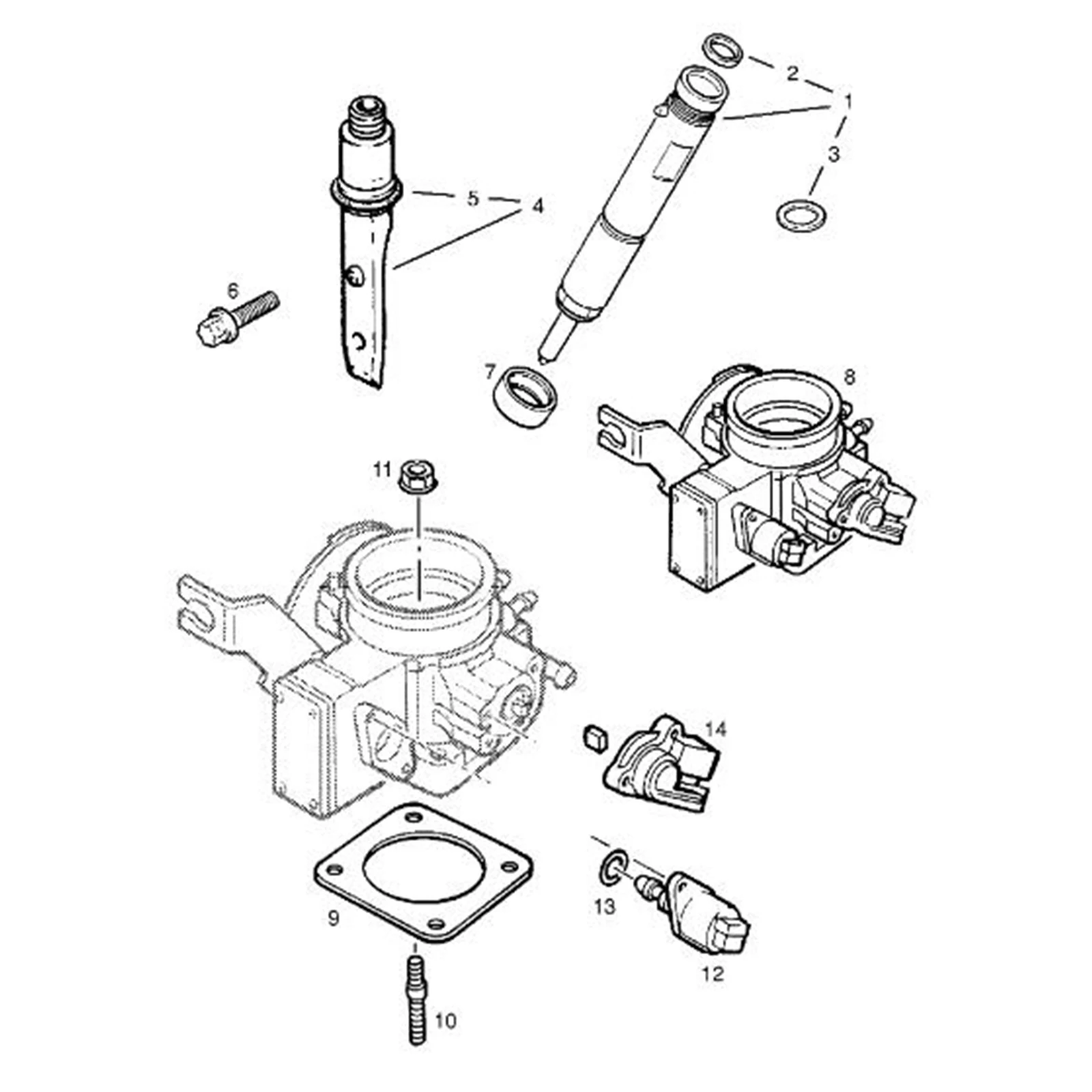 Engine Fuel Injector O Ring Washer Seal Kit For Opel Zafira Signum Astra Vauxhall Vectra Omega 2003 2004 2005 2006 2007 2008