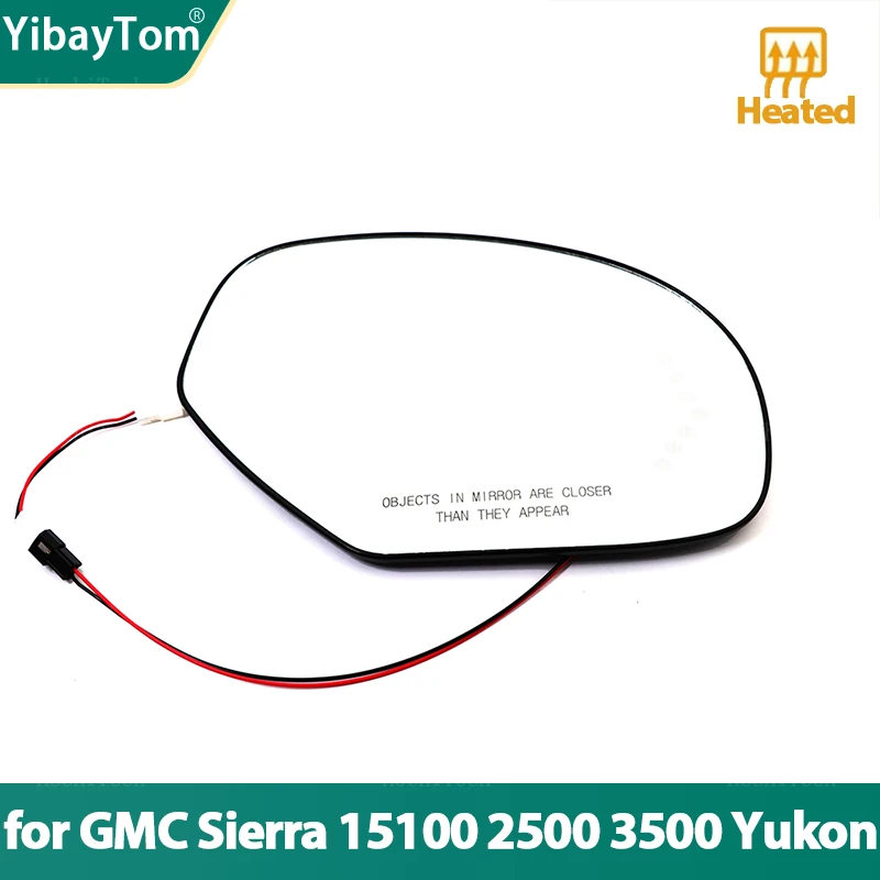

Автомобильное левое и правое зеркало заднего вида с боковым крылом и подогревом, прочное стекло для GMC Yukon XL Sierra 1500 2500 3500, аксессуары