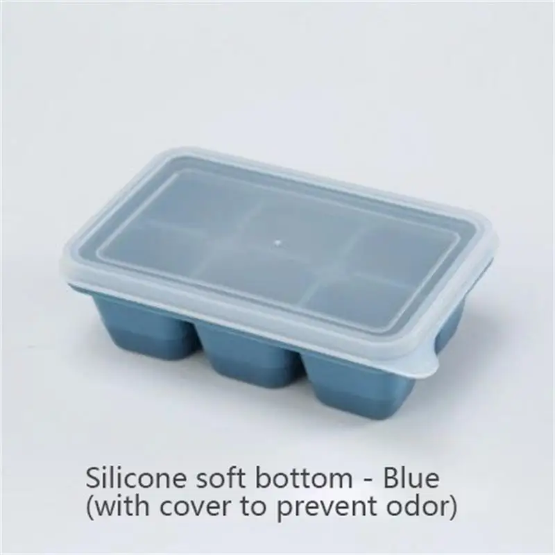 Ice Cube Ice Box Frozen Mold Refrigerator Homemade Frozen Box with Lid Silicone TikTok Hot Cube ice cube mold