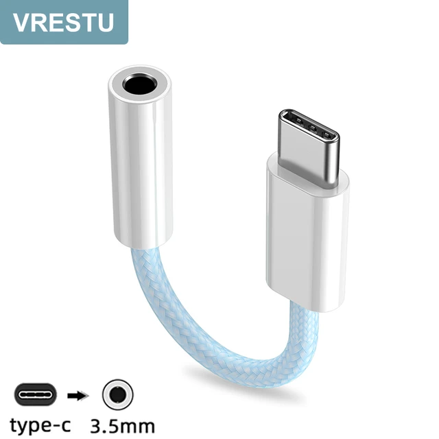 Usb Type C 3.5mm Earphone Cable 3.5 Headphone Adapter Audio Mi10 P30 9 Male  - Audio & Video Cables - Aliexpress