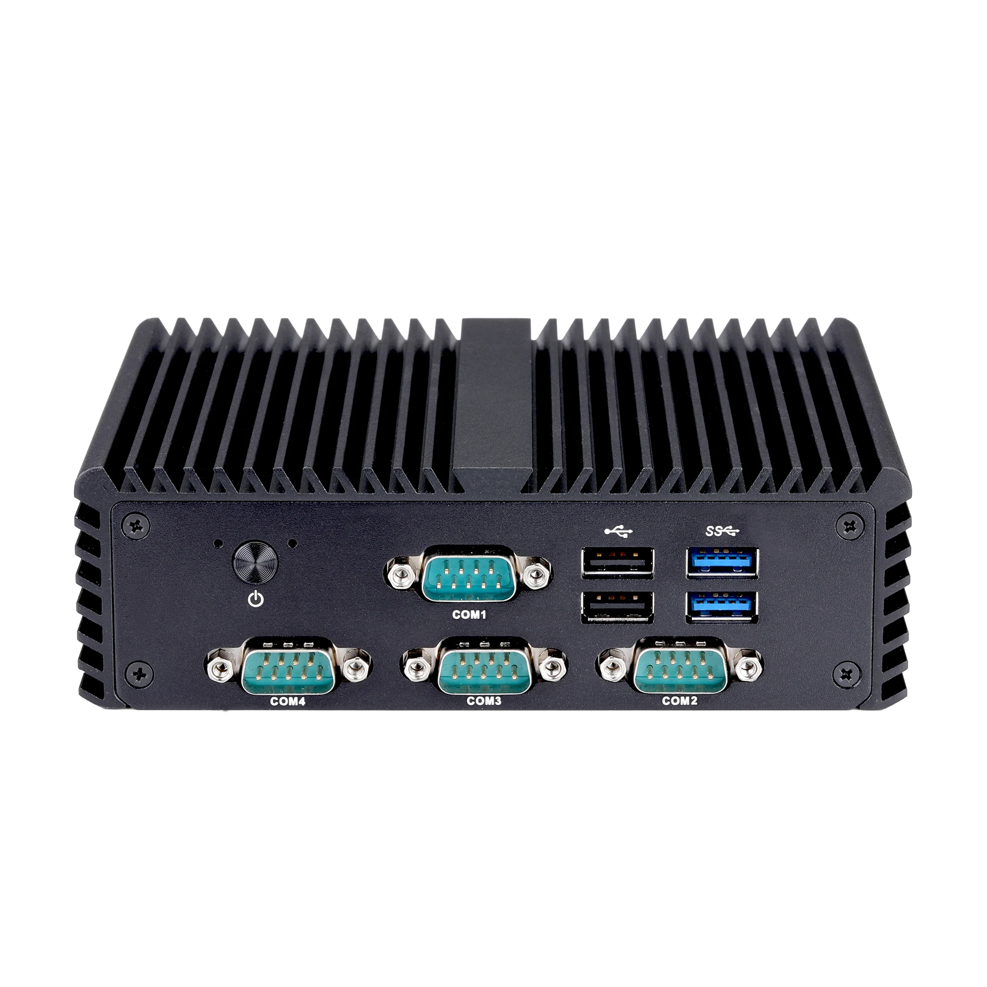 Qotom мини-ПК Q1012P Celeron 4305U Q1020P Pentium 5405U промышленный компьютер 4 COM Dual Lan для POS KIOSK IPC