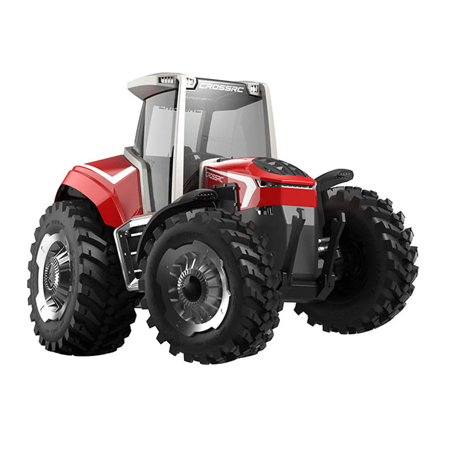 Toys CROSSRC 1/8 RC Tractor TL4 Iron Bull Radio Control Car Light Motor 2 Speed Finished Model for Boys Gifts 2