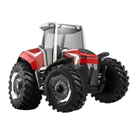 Toys CROSSRC 1/8 RC Tractor TL4 Iron Bull Radio Control Car Light Motor 2 Speed Finished Model for Boys Gifts 2