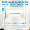QWMidea 12,000 BTU U-Shaped Smart Inverter Air Conditioner,with Open Window Flexibility,Works with Alexa/Google Assistant 3