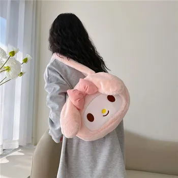 산리오 플러시 백, 마이 멜로디 숄더백, 쿠로미 토트, 메이크업 보관 파우치, 시나모롤 메신저 핸드백, 배낭 소녀 선물