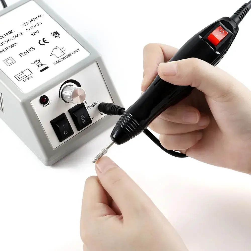 Electric Nail Drill Machine Nail Sander Gel Cuticle Remove Professional Manicure Drill Machine Set Lathe File Polish Tool