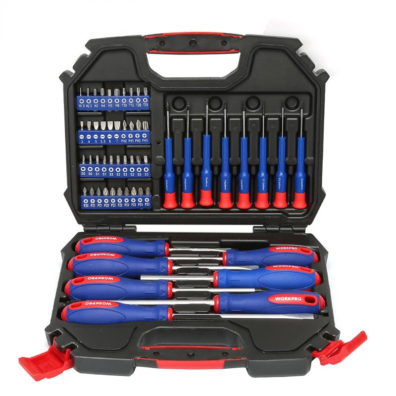 

55 piece Handle Hand Screwdriver Screw bit set Driver Electrician's Repair Tool Multi Tool Hand Tools ferramenta