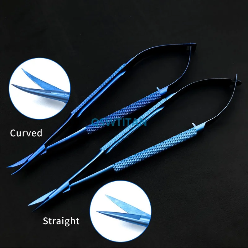 

Titanium Corneal scissors Capsule membrane scissors Micro scissors ophthalmic instruments