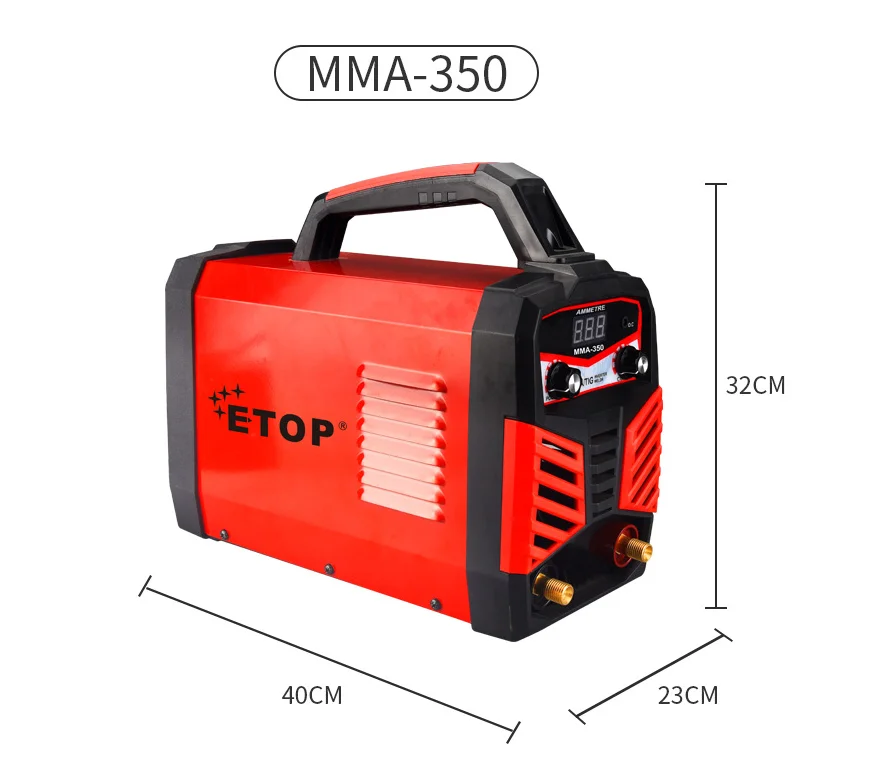 Electric Welding Machine Portable Digital Display MMA 350 ARC DC Inverter Plastic-welder Weld Equipment