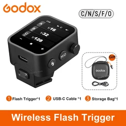 Godox X3 TTL HSS Wireless Flash Trigger OLED Touch Screen for Canon Nikon Sony Fuji Olympus Panasonic