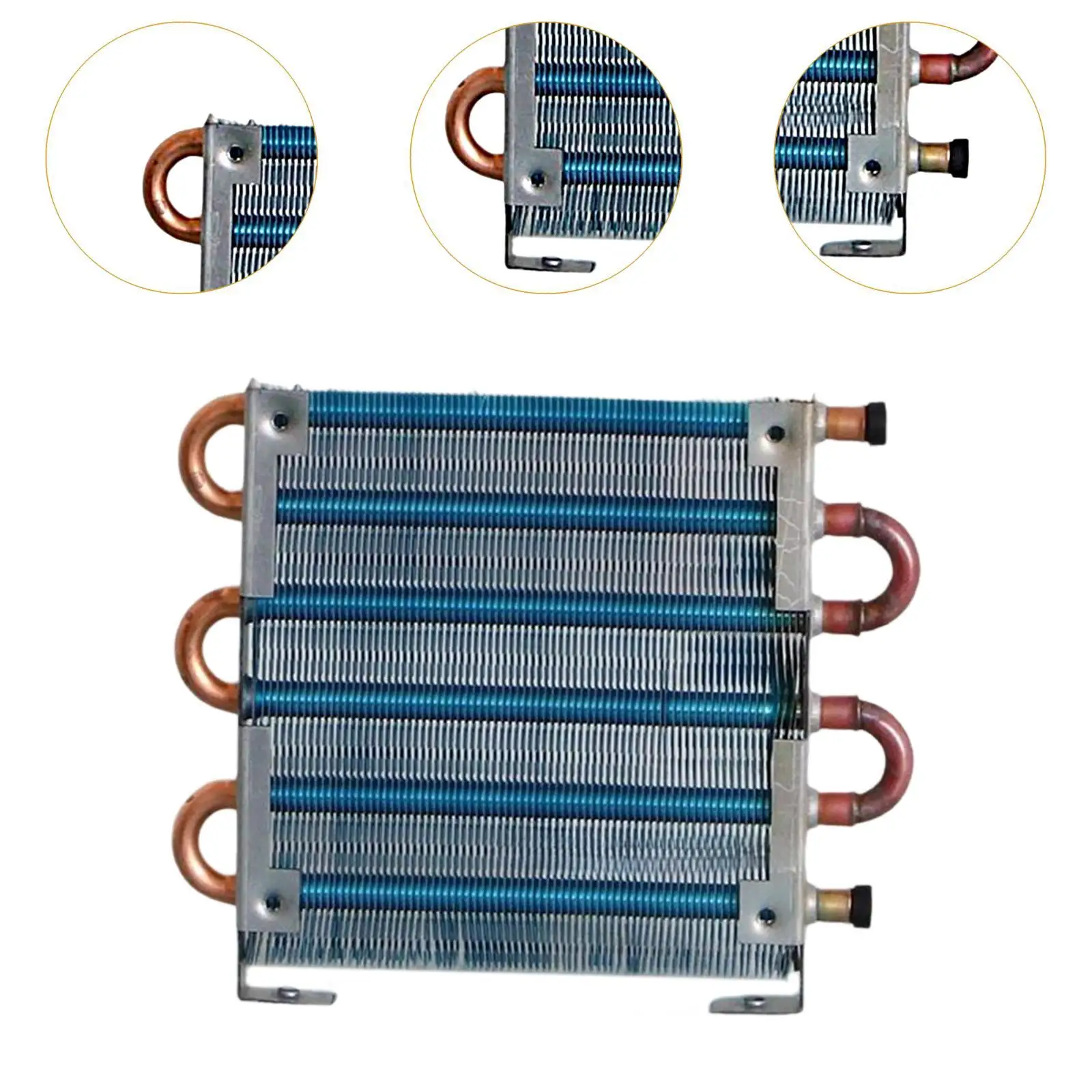 Small Condenser Radiator Aluminum Fin Cooling System Sturdy Heat Exchanger
