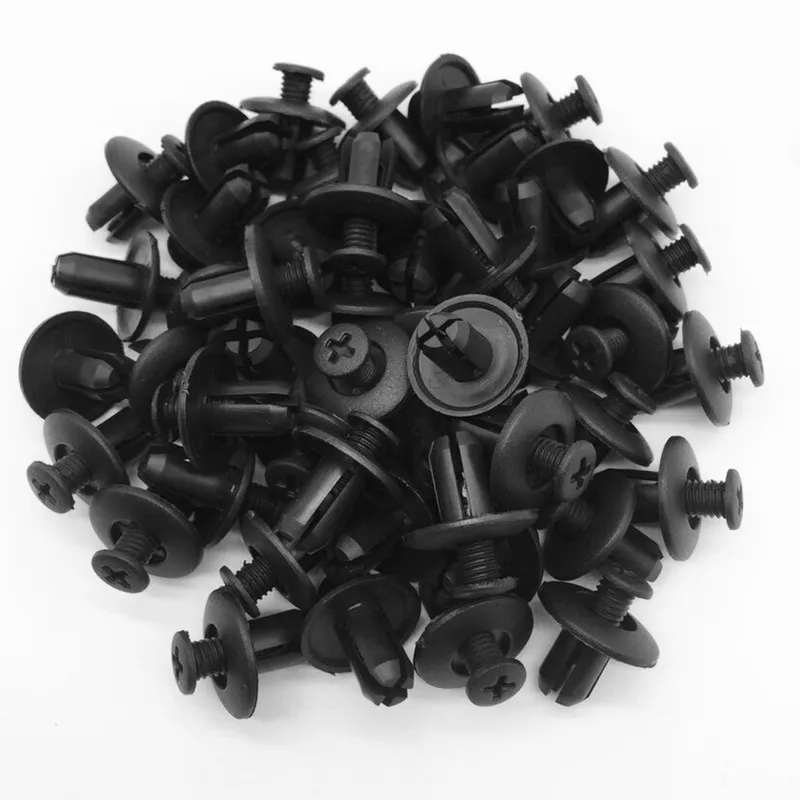 60Pcs Car Snap Fastener Clip Plastic Screw Rivet Clamp Holder Button Buckle For Jeep Patriot Renegade TJ Wrangler III II IV JK