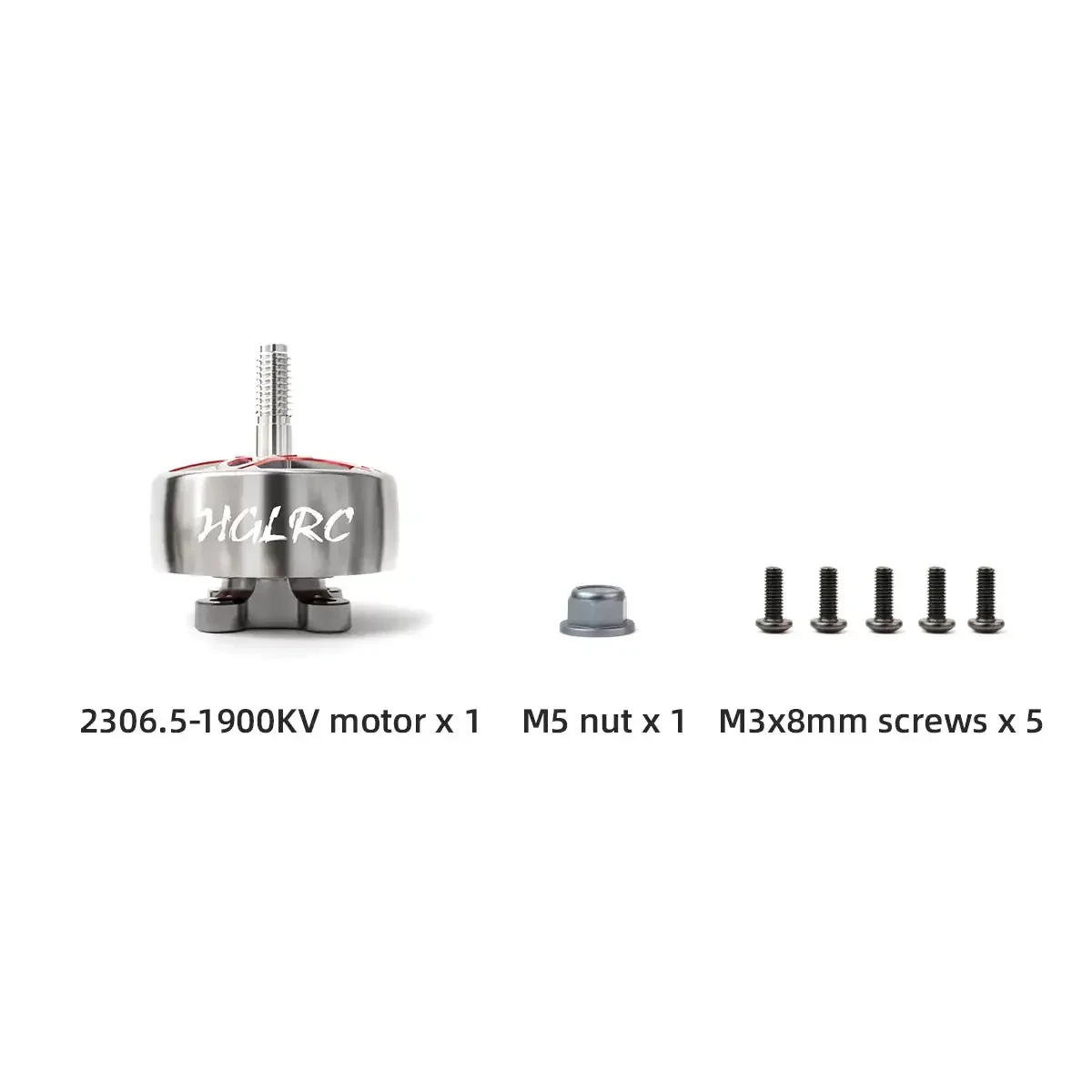 4PCS HGLRC SPECTER 2306.5 1900KV 6S Brushless Motor thumbnail 3