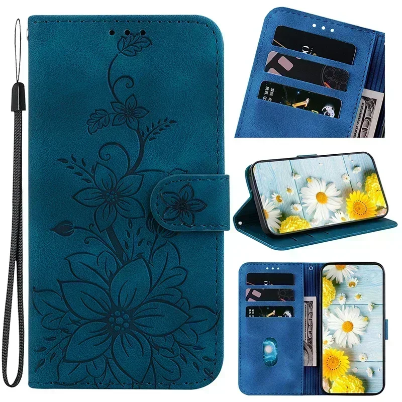 thumbnail image 1 of Funda de cuero para teléfono Samsung Galaxy A55 A54 A53 A52 A35 A34 A42 A32 A25 A24 A23 A22 A14 A15 A12 A16 5G Funda tipo billetera con ranura para tarjetas, 1 of 5