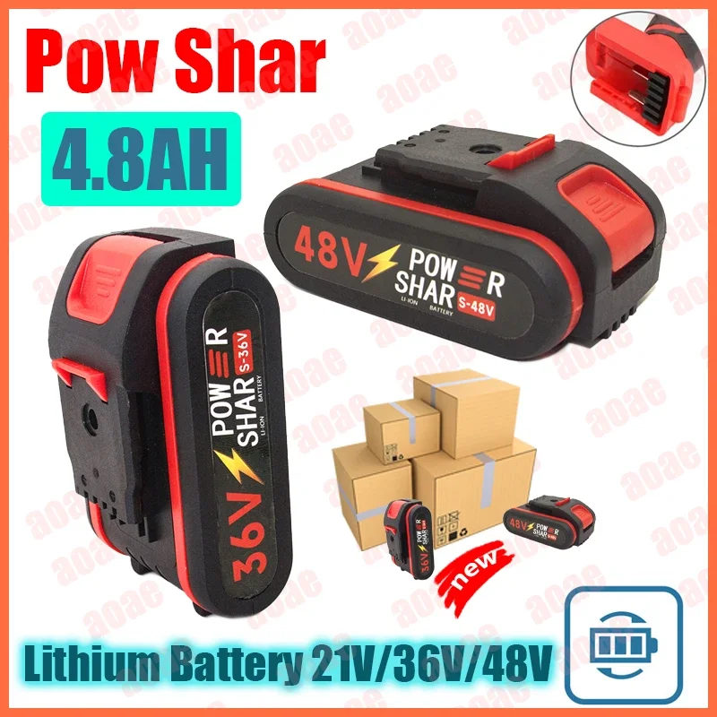

Chainsaw Battery Special Battery For Mini Chainsaw 21V 4800 MAh 4 Inches Suitable For Woodworking garden tools feller pruning